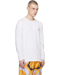 weißes Langarmshirt von Versace Underwear