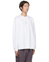 weißes Langarmshirt von Acne Studios