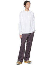 weißes Langarmshirt von Acne Studios