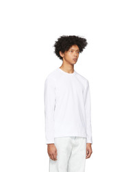 weißes Langarmshirt von Comme Des Garcons SHIRT