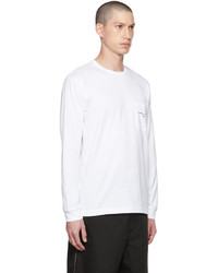 weißes Langarmshirt von Comme des Garcons Homme