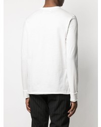 weißes Langarmshirt von Zadig & Voltaire