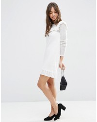 weißes Leinen Kleid von Asos