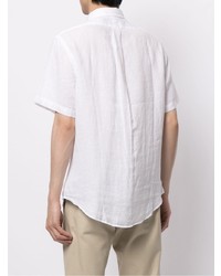 weißes Leinen Kurzarmhemd von Polo Ralph Lauren