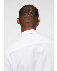 weißes Leinen Kurzarmhemd von Jack & Jones