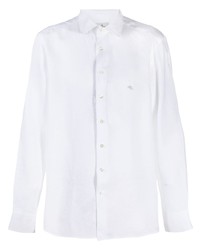 weißes Leinen Langarmhemd von Etro