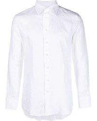 weißes Leinen Langarmhemd von Etro