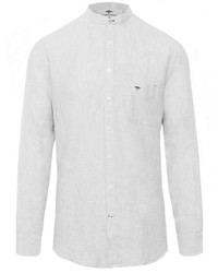 weißes Leinen Langarmhemd von Fynch Hatton