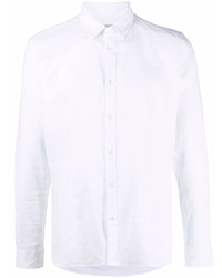 weißes Leinen Langarmhemd von GREY DANIELE ALESSANDRINI