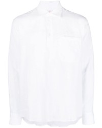 weißes Leinen Langarmhemd von Orlebar Brown
