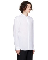weißes Leinen Langarmhemd von Gabriela Hearst