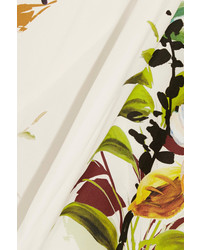 weißes Maxikleid mit Blumenmuster von Mason by Michelle Mason