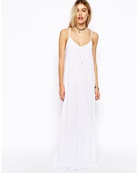 weißes Maxikleid von Asos