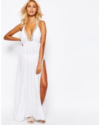 weißes Maxikleid von Asos