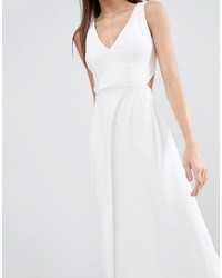 weißes Maxikleid von Asos