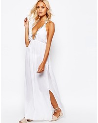 weißes Maxikleid von Asos