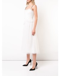 weißes Midikleid aus Tüll von Jason Wu Collection