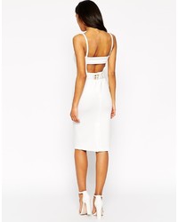 weißes Midikleid von Asos