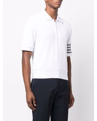 weißes Polohemd von Thom Browne