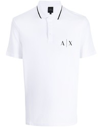 weißes Polohemd von Armani Exchange