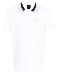 weißes Polohemd von Armani Exchange