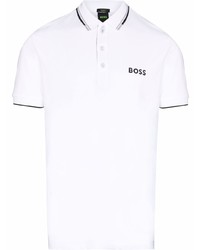 weißes Polohemd von BOSS