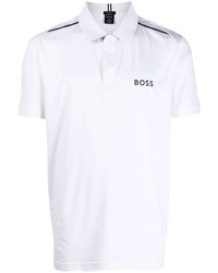 weißes Polohemd von BOSS