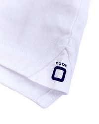 weißes Polohemd von CODE-ZERO