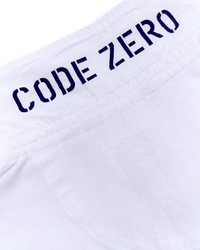 weißes Polohemd von CODE-ZERO