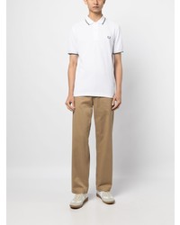 weißes Polohemd von Fred Perry