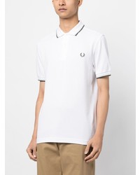 weißes Polohemd von Fred Perry