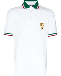 weißes Polohemd von Dolce & Gabbana