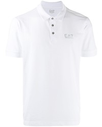 weißes Polohemd von Ea7 Emporio Armani