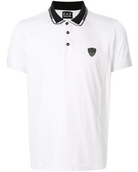 weißes Polohemd von Ea7 Emporio Armani