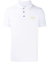 weißes Polohemd von Ea7 Emporio Armani