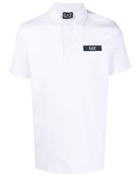 weißes Polohemd von Ea7 Emporio Armani