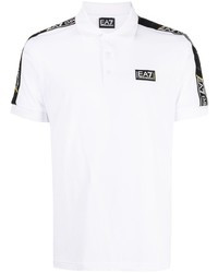 weißes Polohemd von Ea7 Emporio Armani