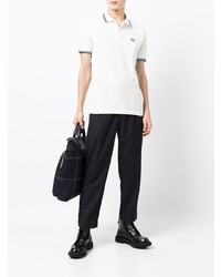 weißes Polohemd von Fred Perry