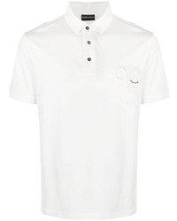 weißes Polohemd von Emporio Armani