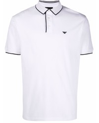 weißes Polohemd von Emporio Armani