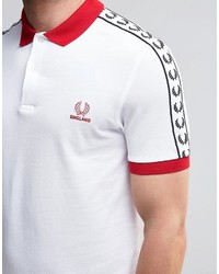 weißes Polohemd von Fred Perry