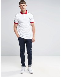 weißes Polohemd von Fred Perry