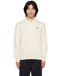 weißes Polohemd von Fred Perry