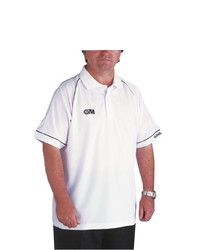 weißes Polohemd von GM