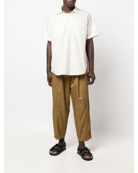 weißes Polohemd von Engineered Garments