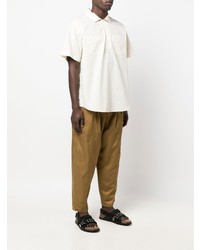 weißes Polohemd von Engineered Garments