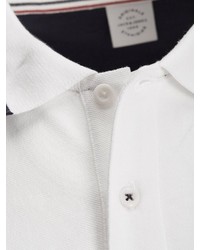 weißes Polohemd von Jack & Jones