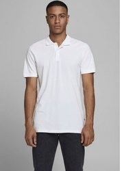weißes Polohemd von Jack & Jones
