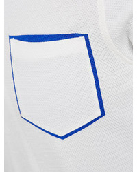 weißes Polohemd von Jack & Jones Sport-inspiriertes Poloshirt