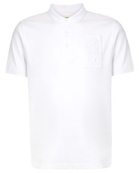 weißes Polohemd von Kent & Curwen
